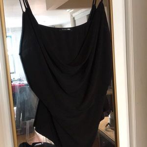 Black Cowl Neck Body suit
